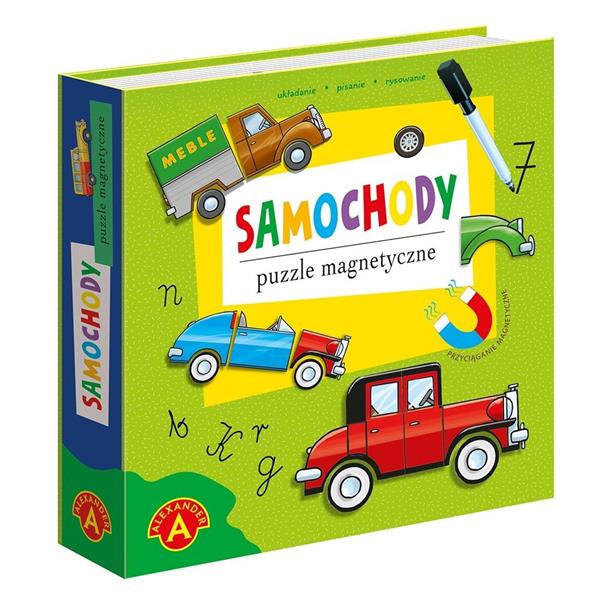 alexander puzzle magnetyczne samochody 2679