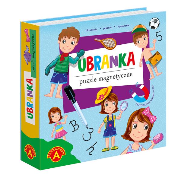 ALEXANDER PUZZLE MAGNETYCZNE UBRANKA 2680