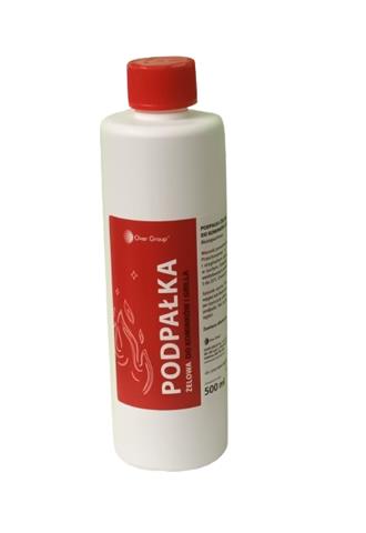 PODPAŁKA W PŁYNIE 0.5L ŻELOWA DO KOMINKÓW I GRILLA OVER GROUP /12/