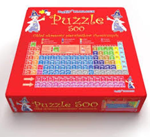 puzzle 500el układ okresowy pierwiastków kamaben