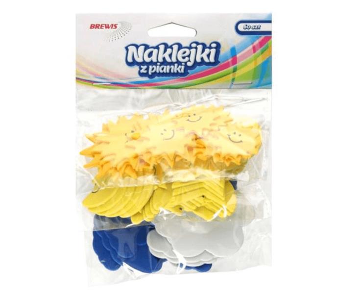 naklejki piankowe pogoda 60szt pvc04    brewis