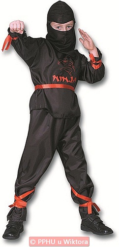 strój karnawałowy ninja
