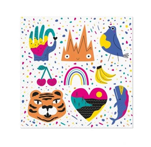 PAW-SERWETKI 33X33 CM DOODLE FRIENDS A'20 SDL144300