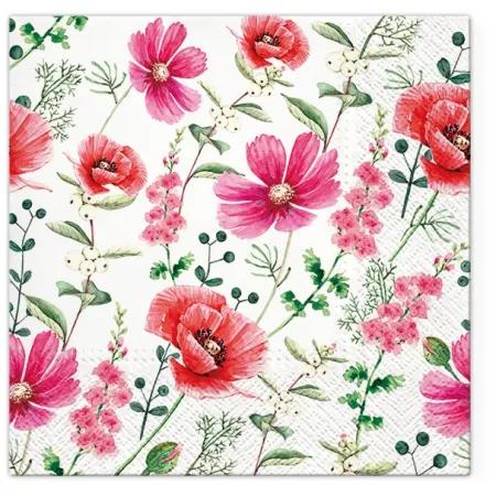 TETEaTETE SERWETKI 33X33 CM RASPBERRY FLOWER A'20 PAW-TL122300
