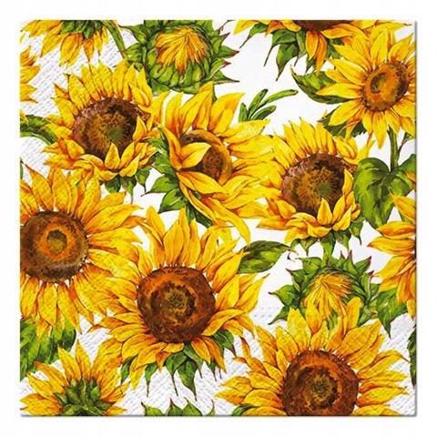 PAW-SERWETKI 33X33CM DANCING SUNFLOWERS A'20