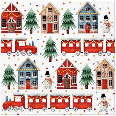 PAW-SERWETKI-BN 33X33CM COZY CHISTMAS TOWNA'20 SDL236600