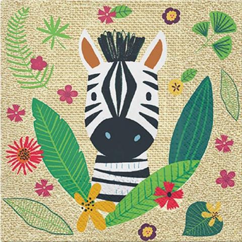 PAW-SERWETKI 33X33 CM JUNGLE FRIENDS A'20 SDL301100