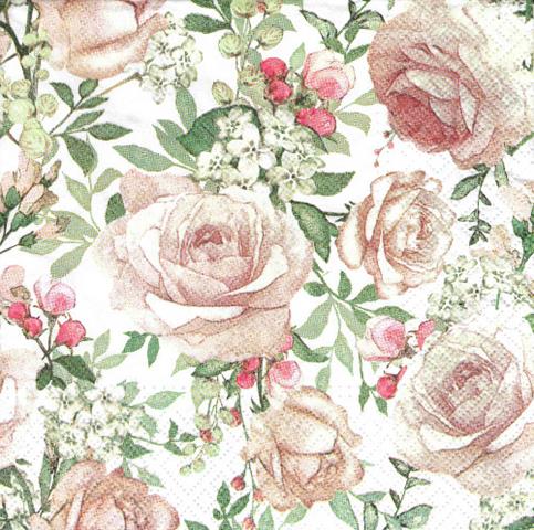 PAW-SERWETKI 33X33 CM GORGEOUS ROSES A'20 SDL122600