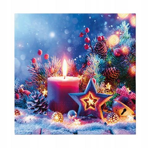 TETEATETE SERWETKI-BN 33X33CM CANDLE GLOW,PAW-