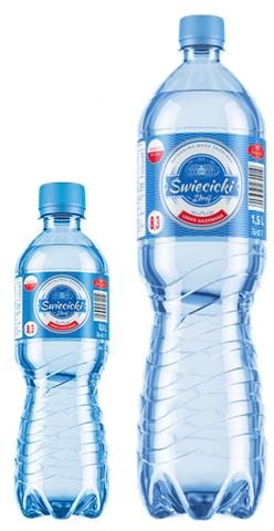 WODA ŚWIĘCICKI 1.5L LEKKO GAZOWANA  /6/ KAUCJA