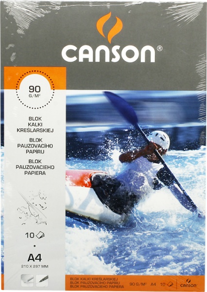 CANSON KALKA KREŚLARSKA A4 10K 90G/M2   /20/