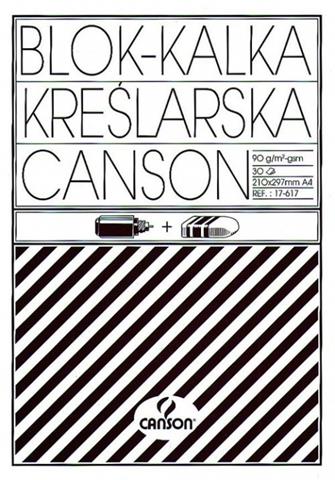 CANSON KALKA KREŚLARSKA A4 30K 90G/M2