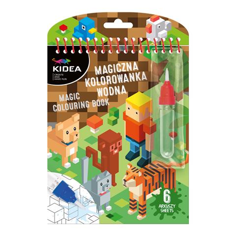 DERFORM KOLOROWANKA WODNA WIELORAZOWA MAGICZNAN KIDEA (GAME)