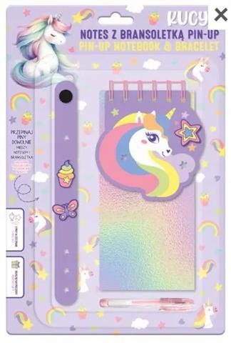 DERFORM NOTES Z BRANSOLETKĄ PIN-UP KUCYK