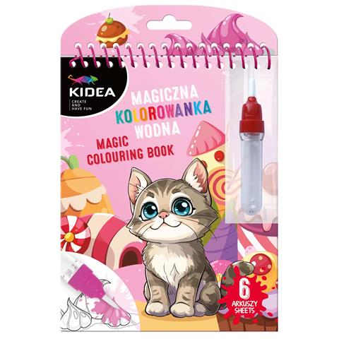 DERFORM KOLOROWANKA MAGICZNA WIELORAZOWAWODNA KIDEA