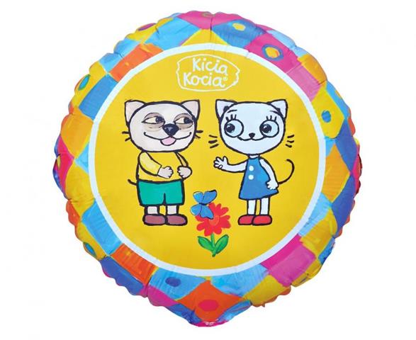 GODAN BALON FOLIOWY KICIA KOCIA I PACEK 45CM