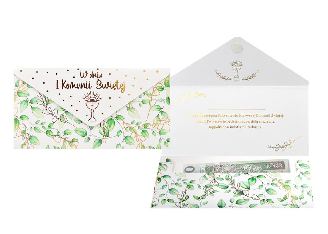 KUKARTKA KOPERTA PODARUNKOWA KOMUNIA    KOP-010