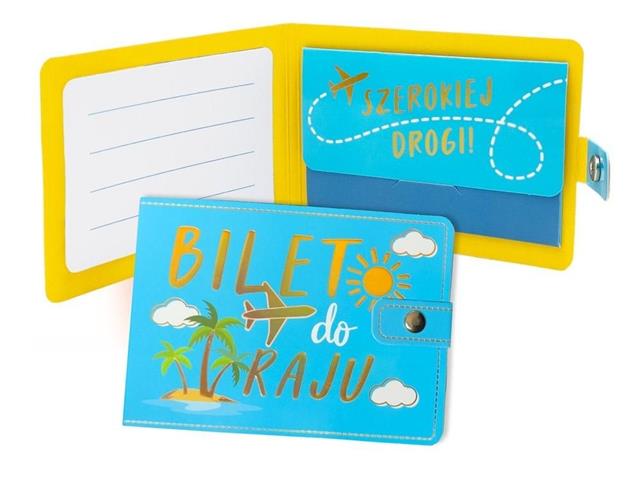 KUKARTKA KARNET PORTFELIK BILET DO RAJU