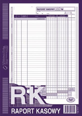 druk-410-1 raport kasowy a-4 m&p