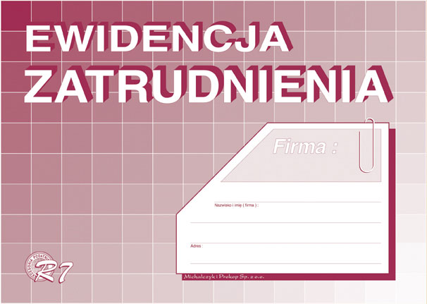 druk-r7 ewid. zatrudnienia m&p