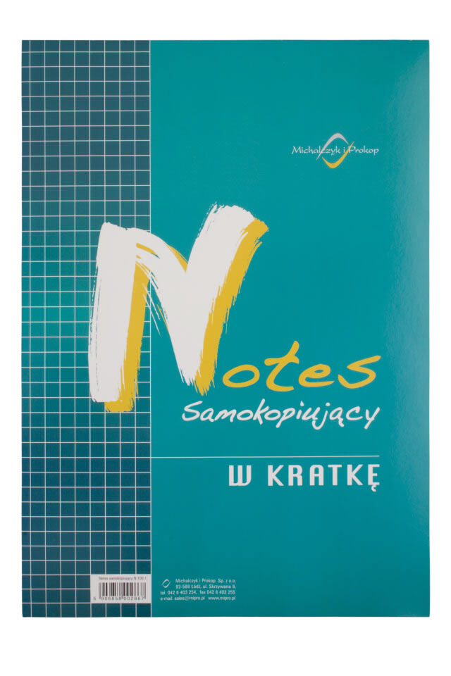 M&P NOTES A5 SAMOKOPIA KRATKA N103-3 40 stron wielokopia