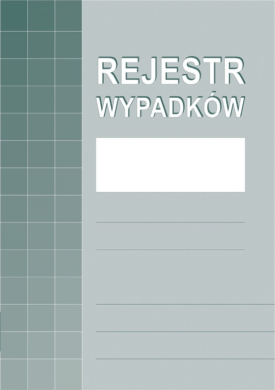 druk-875-1 rejestr wypadków             m&p