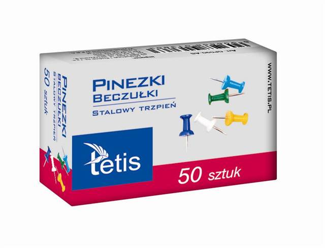 tetis pinezki tablicowe op.50 szt gp100 ab michalczyk /10/