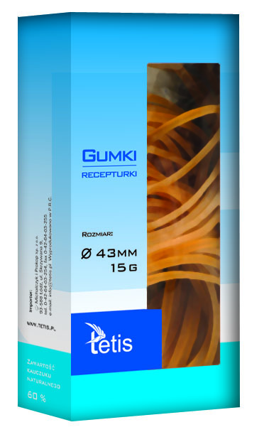 tetis gumki recept.43mm 15g /10/