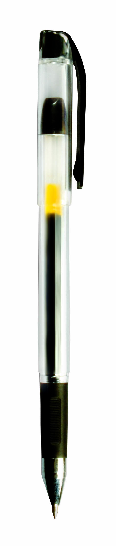 tetis długopis żelowy 0,7mm kz107-v czar./12/