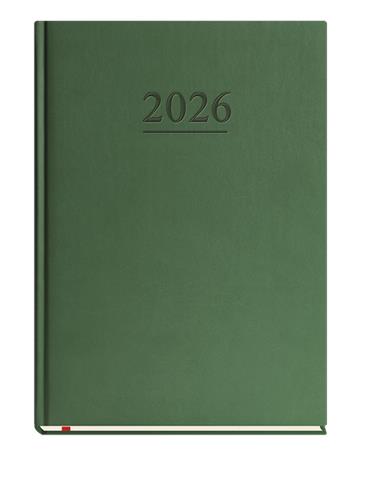 M&P TERMINARZ KLASYCZNY 2026 ZIELONY B5 T-221V-Z2