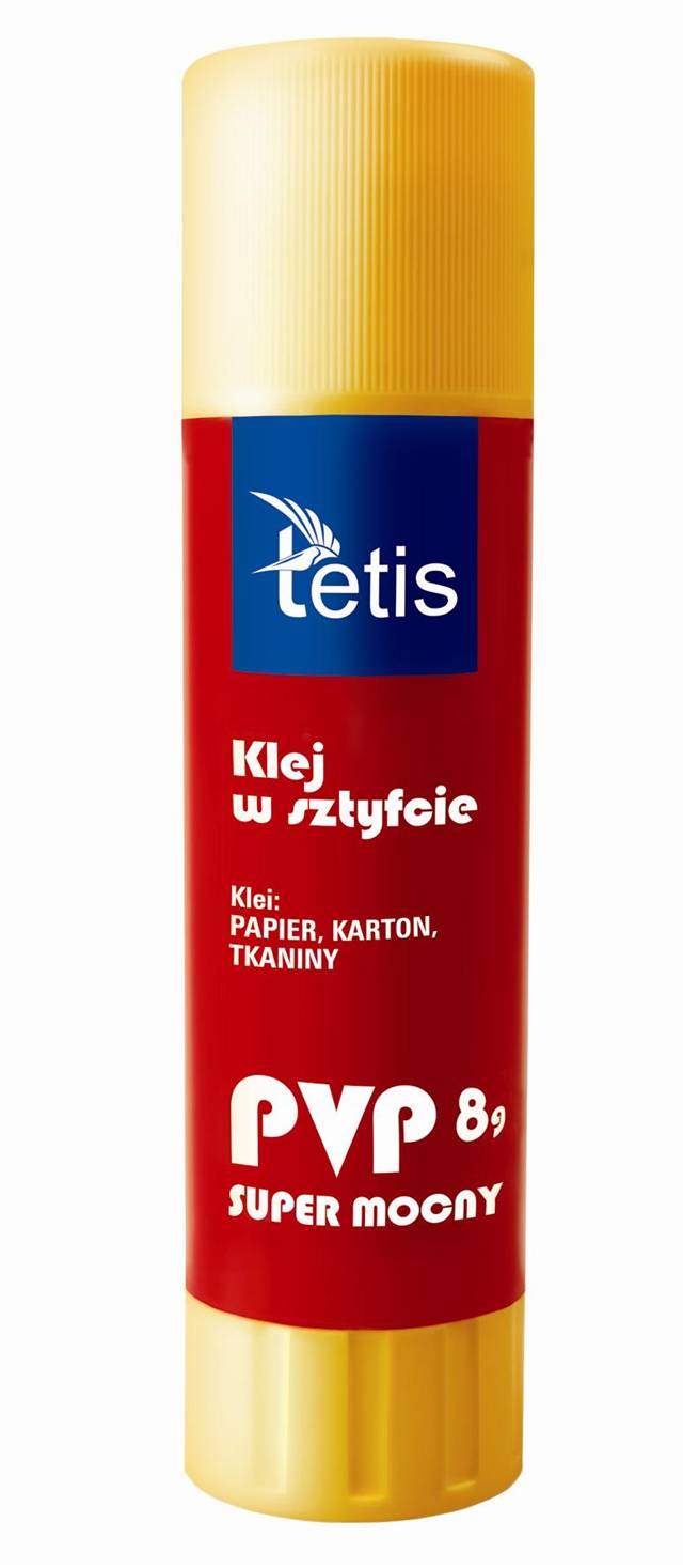 tetis klej w sztyfcie pvp 8g   /30/     pvp-100