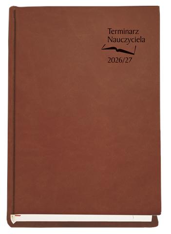 M&P TERMINARZ NAUCZYCIELA 2026/2027 CIEMNY BRĄZ T-155V-S2