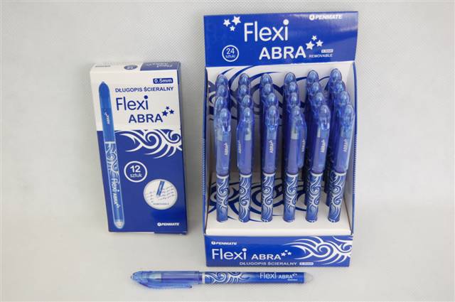 tt-długopis flexi abra wymazywalny niebieski 0.5mm  /24/ /48/