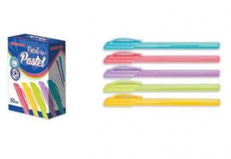 TT-DŁUGOPIS FLEXI TRIO JET PASTEL WKŁAD NIEBIESKI 1.0MM TT7893 /50/