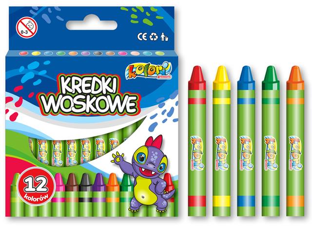 TT-KREDKI WOSKOWE 12 KOLORÓW KOLORI     TT8225 PENMATE /12/