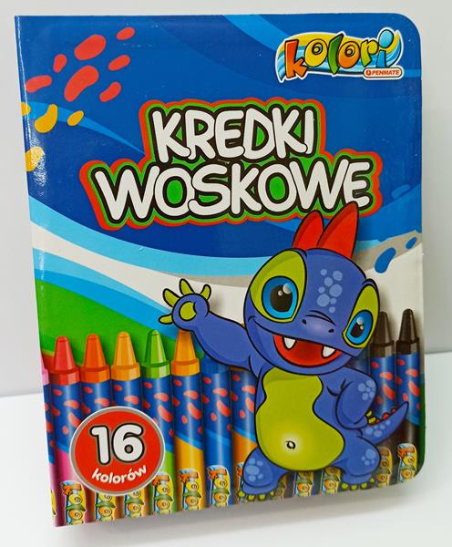 tt-kredki woskowe 16 kolorów kolori     tt8246 penmate /12/