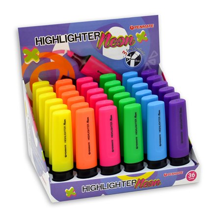TT-ZAKREŚLACZ NEONOWY DISPLEY 36SZT.    TT8278 PENMATE
