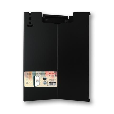 TT-DESKA A4 Z KLIPEM I OKŁADKĄ CZARNA   MORANDI TT9265 PENMATE