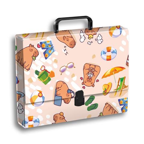 TT-TECZKA A4 SZKOLNA KAPIBARA PLAŻA FOLIA MAT