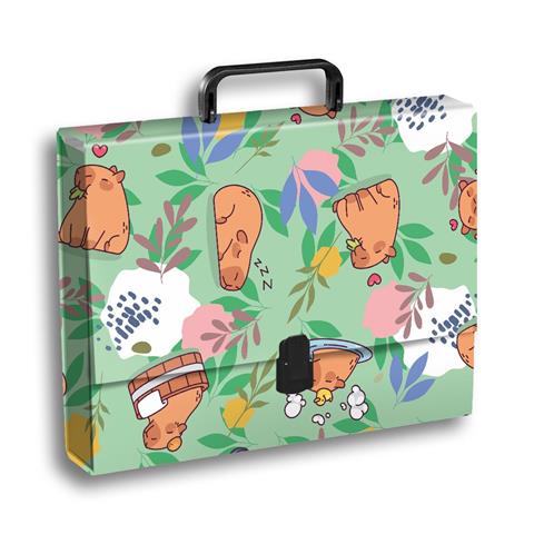 TT-TECZKA A4 SZKOLNA KAPIBARA ŁĄKA FOLIAMAT