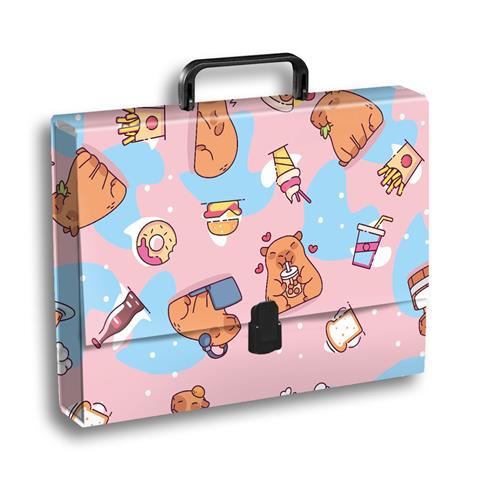 TT-TECZKA A4 SZKOLNA KAPIBARA FOOD FOLIAMAT