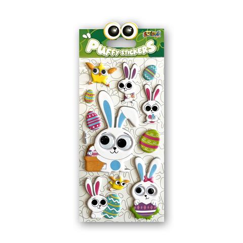 TT-WN NAKLEJKI PUFFY Z OCZKAMI ZAJĄCZKI SWPE-2002 KOLORI TT9294 PENMATE