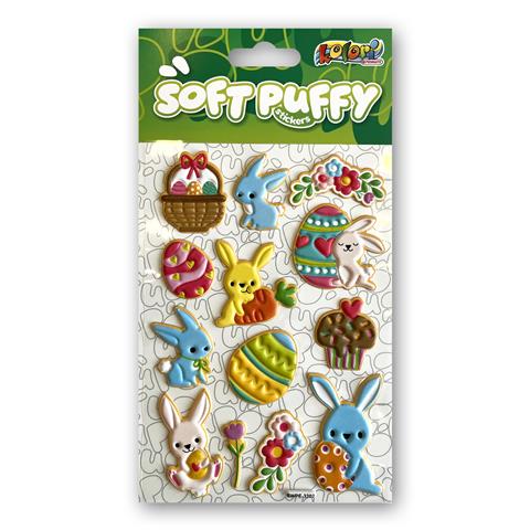 TT-WN NAKLEJKI PUFFY ZAJĄCZKI SWPE-3202  KOLORI TT9298 PENMATE