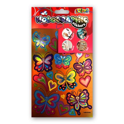 TT-NAKLEJKI HOLOGRAPHIC MOTYLE LGS-5102 KOLORI TT9308 PENMATE