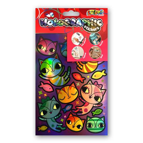 TT-NAKLEJKI HOLOGRAPHIC KOTY LGS-5103 KOLORI TT9309 PENMATE