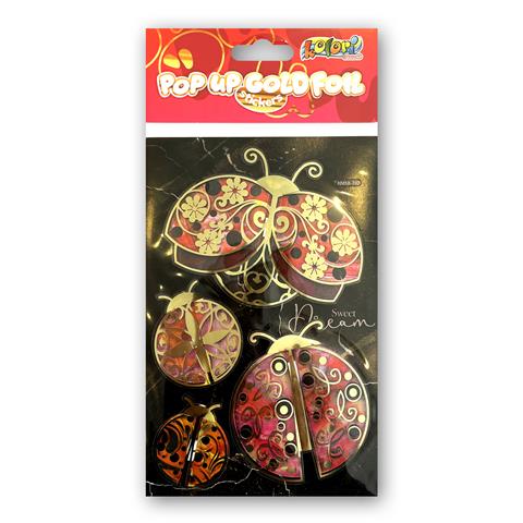 TT-NAKLEJKI GOLD FOIL BIEBRONKI HMSB-707KOLORI TT9340 PENMATE