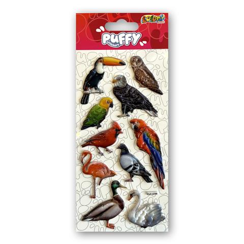 TT-NAKLEJKI PUFFY PTAKI PUF-5706 KOLORI TT9347 PENMATE