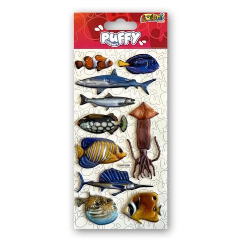 TT-NAKLEJKI PUFFY RYBY MORSKIE PUF-5708 KOLORI TT9349 PENMATE