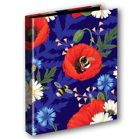 TT-SEGREGATOR A4/2 4CM KWIATY POLSKIE   MAKI W FIOLECIE FOLIA MAT NIERYSUJĄCA