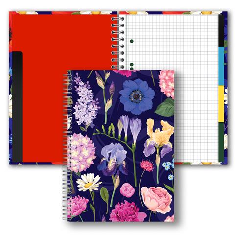 TT-KOŁOBRULION B5 160K KRATKA # PRZEKŁADKI KWIATY POLSKIE 1 HORTENSJA NA CIEMNYMTLE FOLIA MAT NIERYSUJĄCA /5/